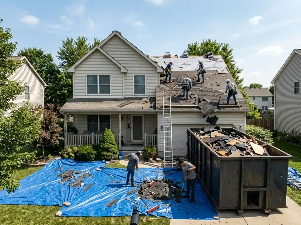 roof-replacement-debris-remova-004 — frequently asked questions, Cheapest Dumpster Rentals in Royal Palm Beach, FL